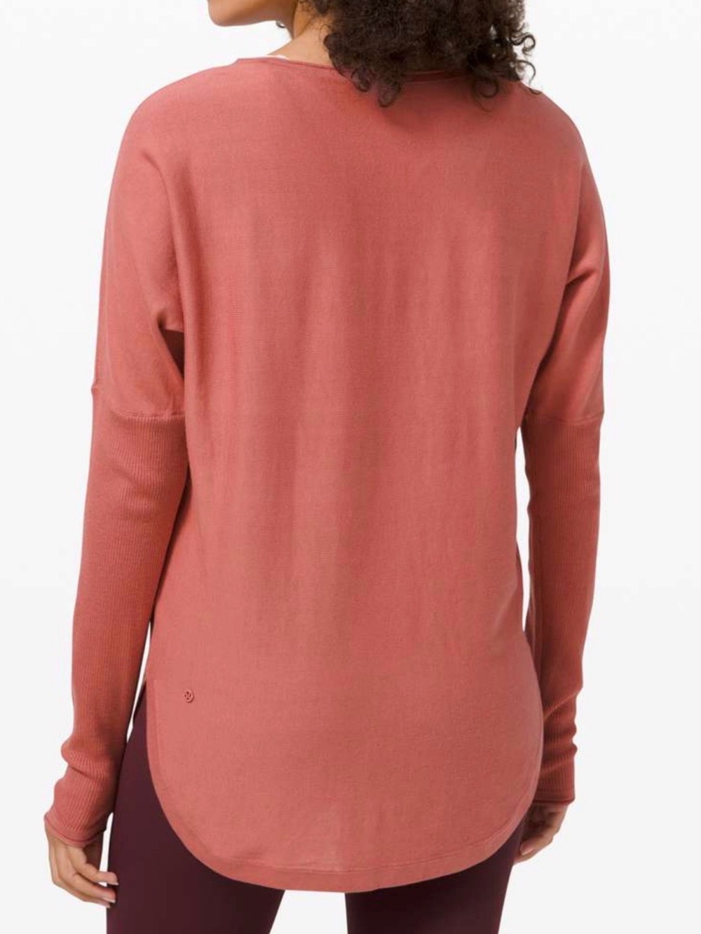 Lululemon Take It All Sweater Briar Rose Size 10 Long Sleeve Top - Picture 2 of 11